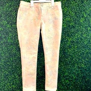 Floral design Stretch Jeans